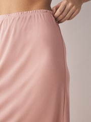 Praline Nude Long Microfibre Comfort Slip Skirt - Image 3 of 6