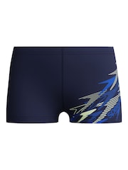 Speedo Blue Medley Logo Aqua Swim Shorts - Image 1 of 7