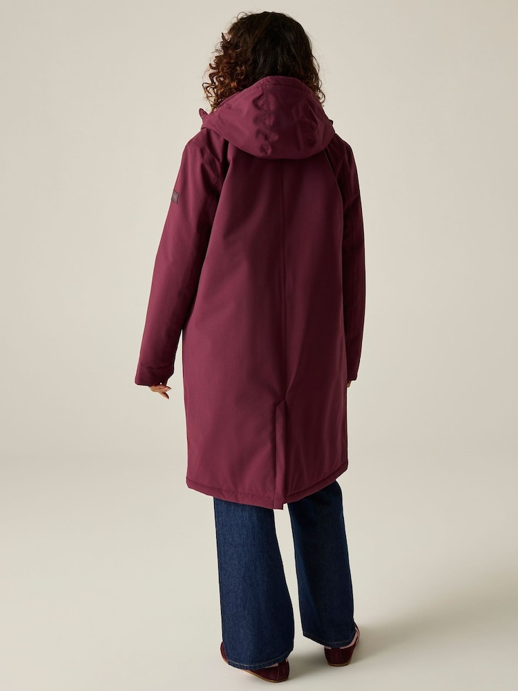 Regatta Purple Ramona Waterproof Insulated Jacket - Image 2 of 11 Regatta Purple Ramona Waterproof Insulated Jacket - Image 2 of 11