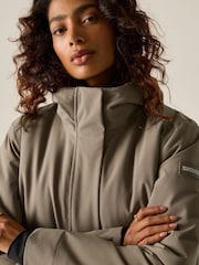 Regatta Mocha (Abstract Leopard Spot) Ramona Waterproof Insulated Jacket - Image 10 of 16