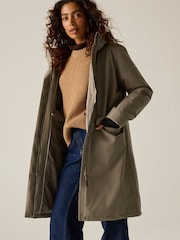 Regatta Mocha (Abstract Leopard Spot) Ramona Waterproof Insulated Jacket - Image 6 of 16