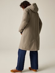 Regatta Mocha (Abstract Leopard Spot) Ramona Waterproof Insulated Jacket - Image 7 of 16