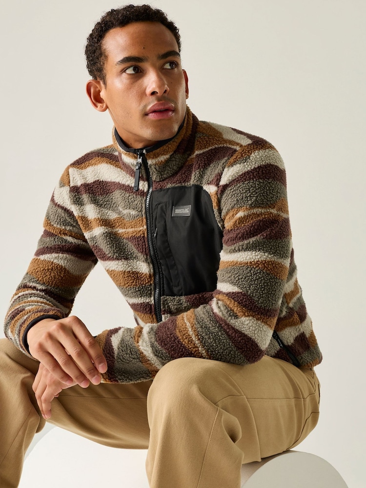 Regatta Brown Frankie Borg Full Zip Fleece - Image 1 of 6