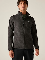 Schwarz - Regatta Harrow Fleecejacke mit durchgehendem Reißverschluss - Bild 4 von 10