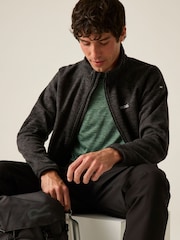 Schwarz - Regatta Harrow Fleecejacke mit durchgehendem Reißverschluss - Bild 6 von 10
