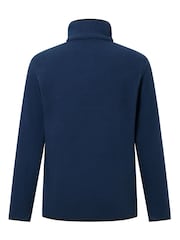 Blau - Regatta Frankie Borg Fleece mit halbem Reißverschluss - Bild 9 von 10