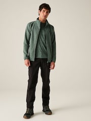 Grün - Regatta Harrow Fleecejacke mit durchgehendem Reißverschluss - Bild 2 von 10
