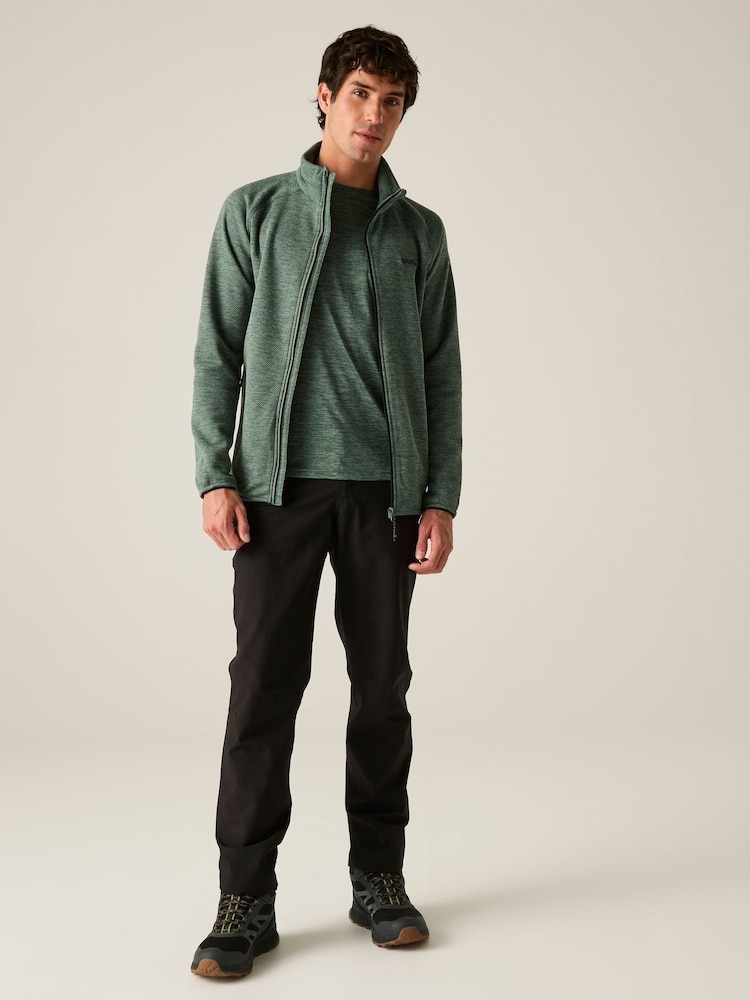 Grün - Regatta Harrow Fleecejacke mit durchgehendem Reißverschluss - Bild 2 von 10