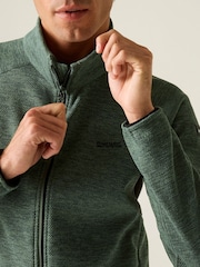 Grün - Regatta Harrow Fleecejacke mit durchgehendem Reißverschluss - Bild 4 von 10