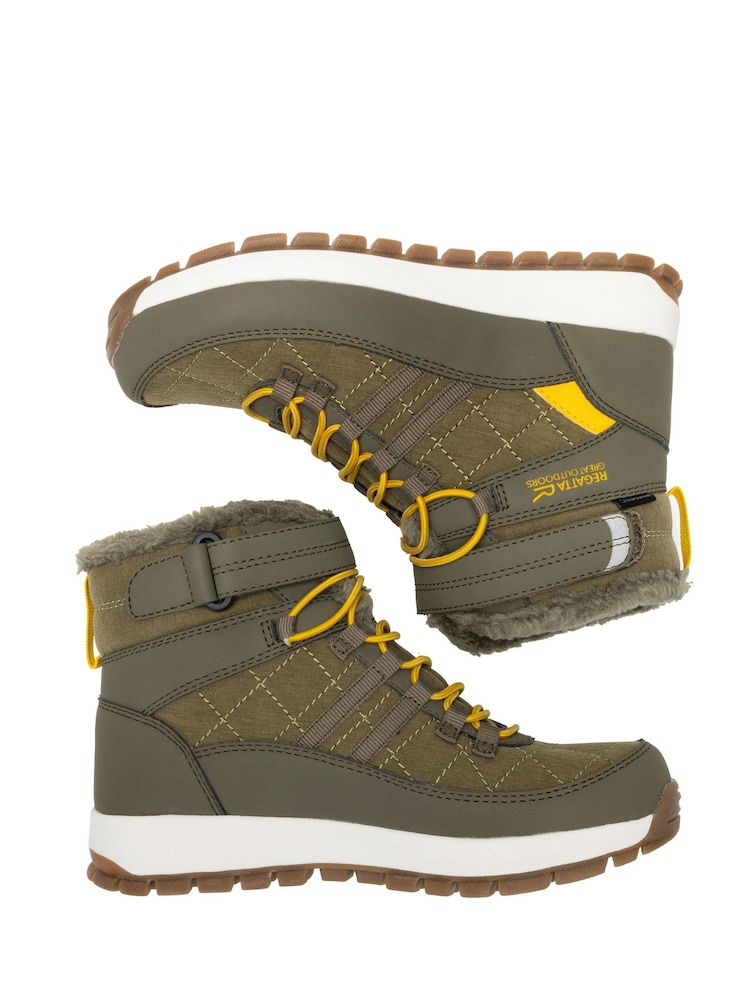 Regatta Green Elbourne Junior Waterproof Boots - Image 6 of 6