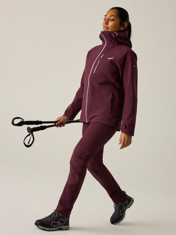 Regatta Purple Birchdale Waterproof Jacket - Image 2 of 10 Regatta Purple Birchdale Waterproof Jacket - Image 2 of 10