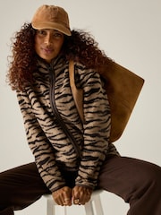 Regatta Barleycorn Zebra Frankie Borg Full Zip Fleece - Image 2 of 10