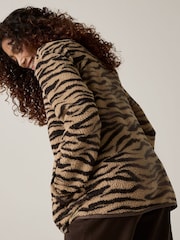 Regatta Barleycorn Zebra Frankie Borg Full Zip Fleece - Image 3 of 10