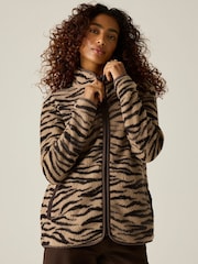Regatta Barleycorn Zebra Frankie Borg Full Zip Fleece - Image 4 of 10