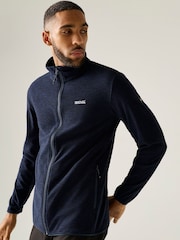 Blau - Regatta Harrow Fleecejacke mit durchgehendem Reißverschluss - Bild 2 von 9