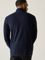Blau - Regatta Harrow Fleecejacke mit durchgehendem Reißverschluss - Bild 3 von 9