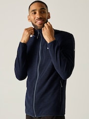 Blau - Regatta Harrow Fleecejacke mit durchgehendem Reißverschluss - Bild 5 von 9
