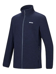 Blau - Regatta Harrow Fleecejacke mit durchgehendem Reißverschluss - Bild 7 von 9