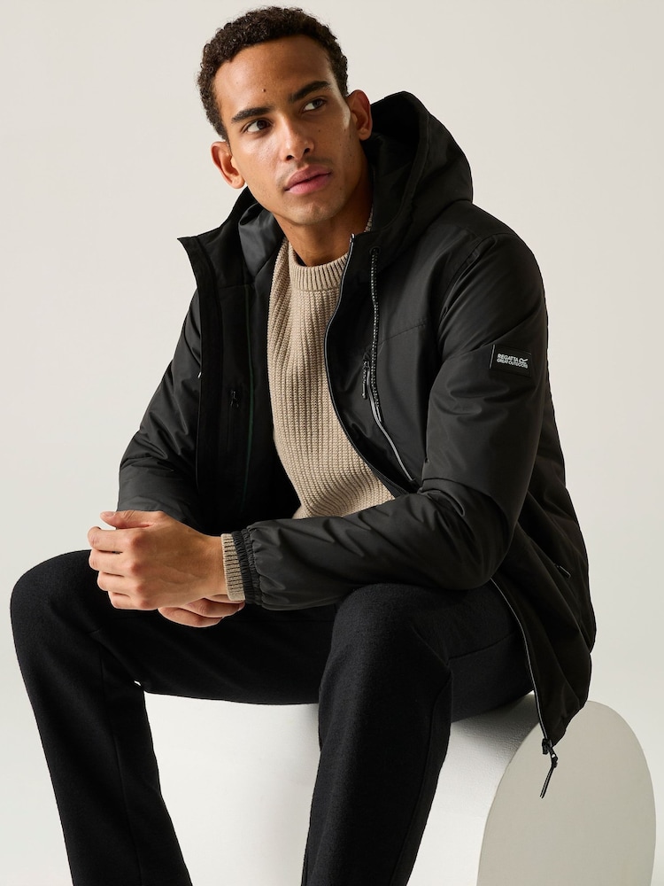 Regatta Black Winter Shorebay Waterproof Insulated Jacket - Image 2 of 11 Regatta Black Winter Shorebay Waterproof Insulated Jacket - Image 2 of 11