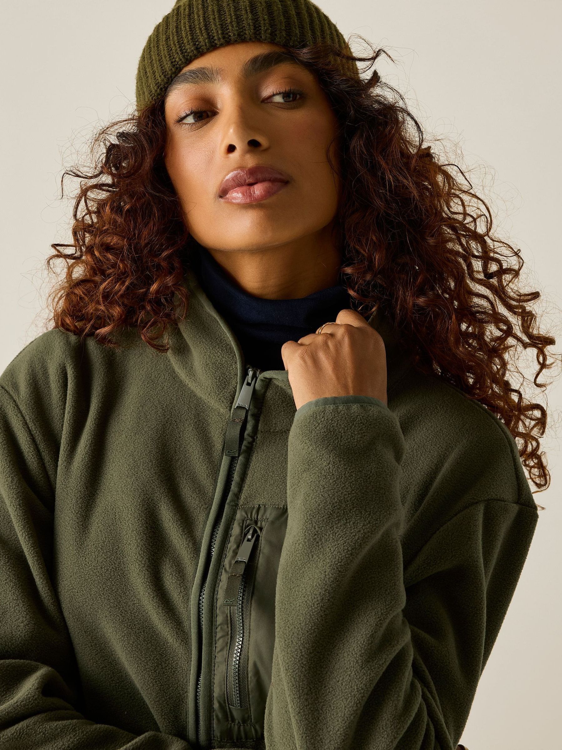 Regatta Women's Green Frankie Full Zip Fleece - Image 1