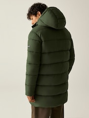 Regatta Green Marek longline Baffled Jacket - Image 3 of 11