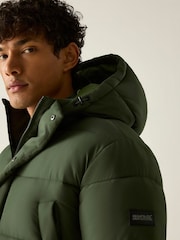 Regatta Green Marek longline Baffled Jacket - Image 5 of 11