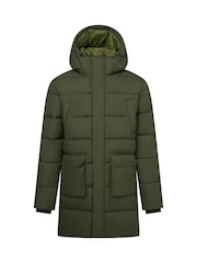 Regatta Green Marek longline Baffled Jacket - Image 7 of 11