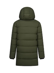 Regatta Green Marek longline Baffled Jacket - Image 9 of 11