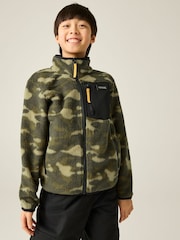 Grønn - Regatta Junior Frankie varm fleece - Bilde 1 av 10