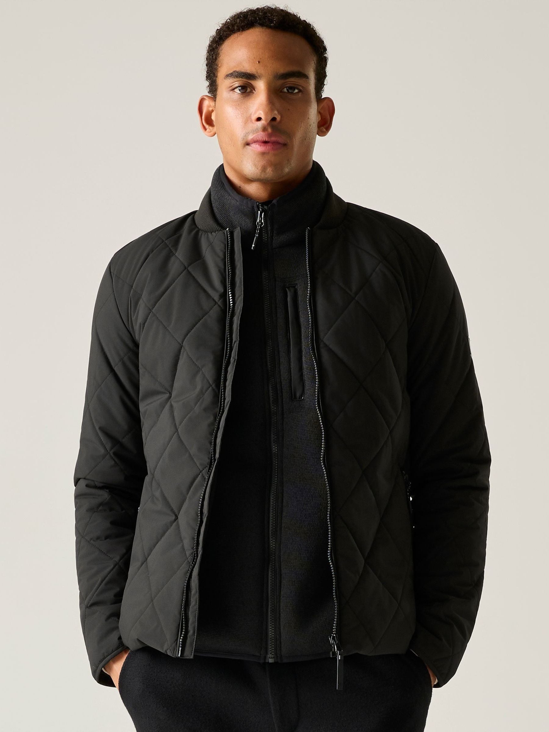 Regatta Men's Black Insulated Harvin Quilted Jacket In | : Extra Large - Image 4