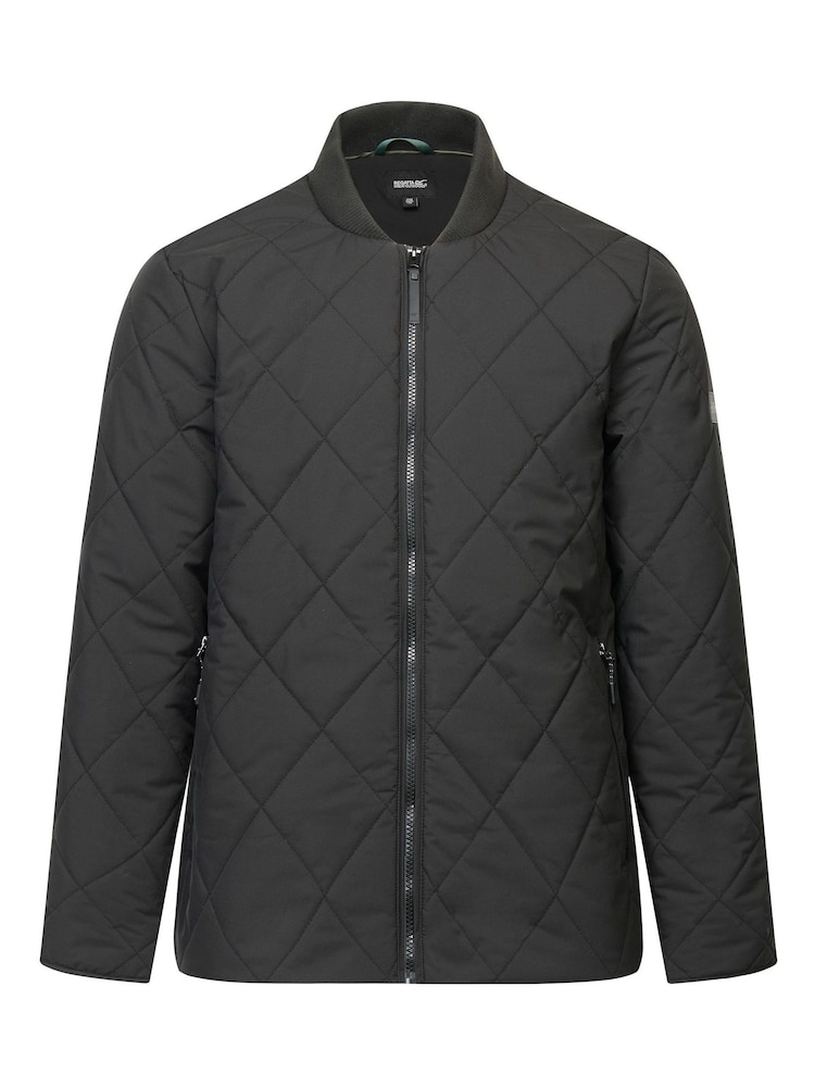 ブラック - Regatta Harvin Quilted Jacket - 画像 1 / 5