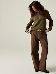 Regatta Green Frankie Borg Half Zip Fleece - Image 2 of 10