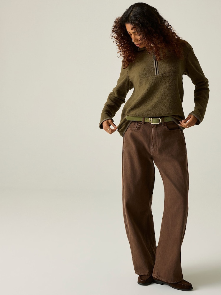 Regatta Green Frankie Borg Half Zip Fleece - Image 2 of 10