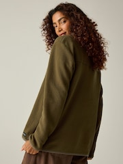 Regatta Green Frankie Borg Half Zip Fleece - Image 3 of 10
