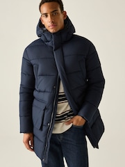 Regatta Blue Marek longline Baffled Jacket - Image 1 of 11