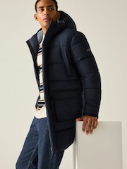 Regatta Blue Marek longline Baffled Jacket - Image 5 of 11