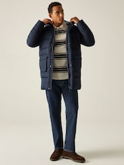 Regatta Blue Marek longline Baffled Jacket - Image 6 of 11