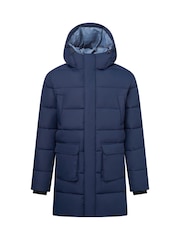 Regatta Blue Marek longline Baffled Jacket - Image 7 of 11