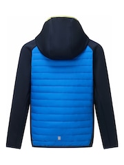 Regatta Blue Junior Andreson Hybrid Baffled Jacket - Image 8 of 10