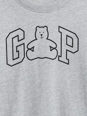 Tricou cu logo Gap (12luni-5ani) - Imaginea 3 din 3