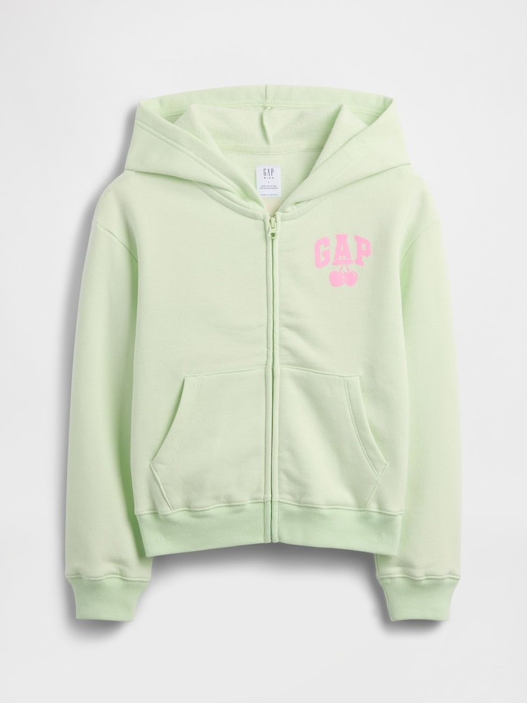 Sudadera holgada con cremallera y logo de Gap (4-13 años) - Imagen 1 de 3 Sudadera holgada con cremallera y logo de Gap (4-13 años) - Imagen 1 de 3