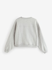 Gap Grey Relaxed Logo Sweatshirt - Image 2 of 4