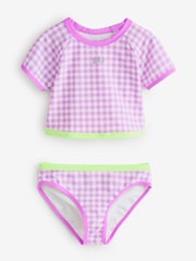 Gap Pink Rash Guard Two-Piece Swimsuit (4-13yrs) - Image 1 of 4