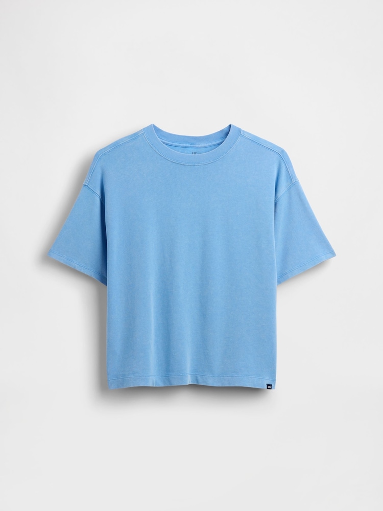 Blau - Gap Schweres T-Shirt (4-13Jahre) - Bild 1 von 3