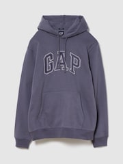 Gap Blue VintageSoft Arch Logo Hoodie - Image 6 of 6