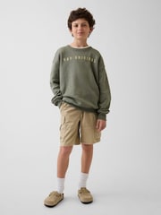Gap Green Relaxed Graphic Sweatshirt (4-13yrs) - Image 3 of 5