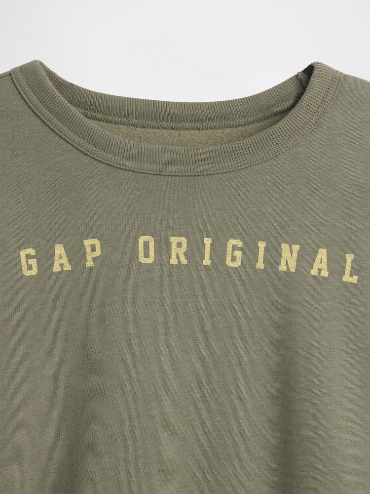 Gap Green Relaxed Graphic Sweatshirt (4-13yrs) - Image 5 of 5