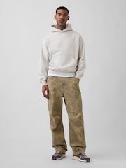 Gap Green Camo Relaxed Cargo Trousers - Image 3 of 5