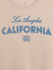 Brun - Gap Relaxed Graphic Sweatshirt (4-13yrs) - Image 5 de 5