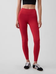 Gap Red Smooth High Waisted Leggings - Image 1 of 6